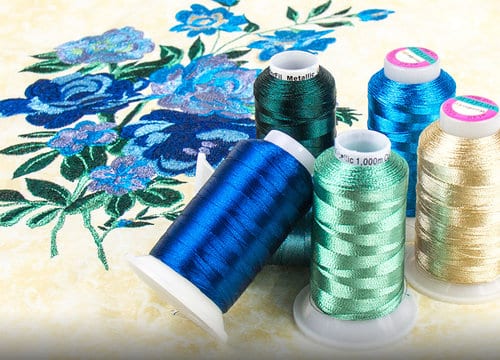 Let your designs stand out with that special look when embroidering with Spotlite™.