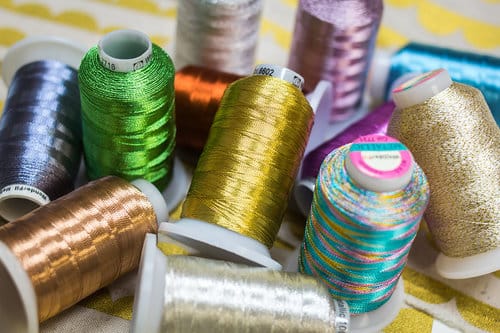 Our rayon core metallic means zero thread stretch, making for beautiful stitches and few thread breaks.