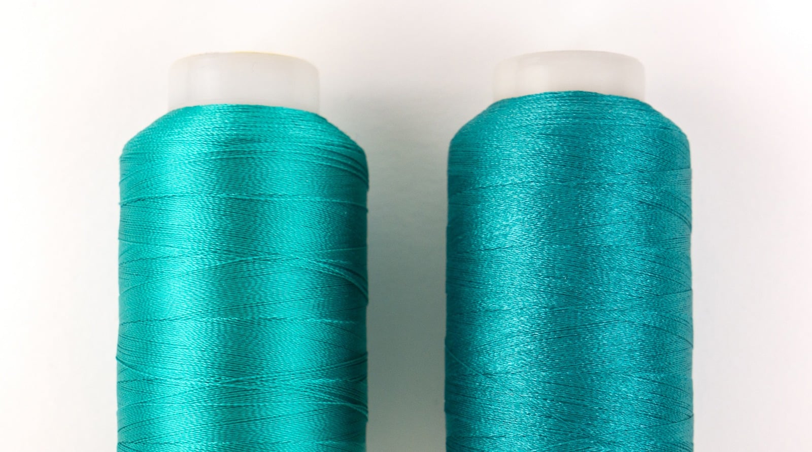 Splendor rayon vs Polyfast polyester threads.